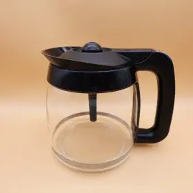 Xglslid200 Ninja Coffee Pot Glass Carafe Replacement Black Brew Through Lid Silver Handle