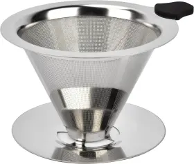 Nk-a3 Nkove Pour Over Coffee Dripper Stainless Steel Reusable Filter Paperless Cone