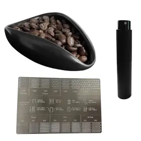 Nongkang 717097778964 Ceramic Coffee Bean Dosing Cup And Spray Bottle Set - 10ml Static Reduction S