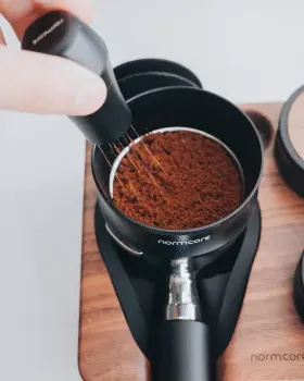 Normcore 744110560749 58mm Magnetic Dosing Funnel V2 Espresso Coffee Ring 28mm An