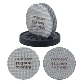 Normcore 788934770977 2 Packs 53.3mm Puck Screen With Stand - Reusable Contact Shower Scre