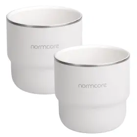 Normcore 977166451080 2 Pack Espresso Coffee Cup Set 7 Oz Tumbler With Ceramic Coa