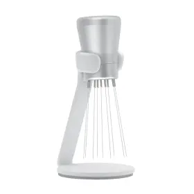 Normcore 977166452322 Weiss 9 Prong 0.23mm Espresso Distribution Tool With Stand And 16 Needles Silver