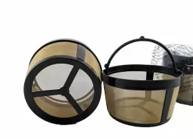 Nrp Neutral Replacement Parts 850006544172 2-pack Basket Screen Bottom Gold-tone Permanent Coffee Filter Universal F