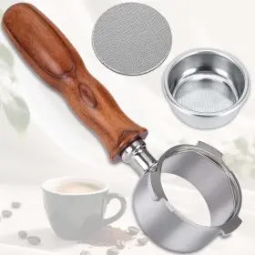.oe 445007287208 51mm Bottomless Portafilter 3 Ears Compatible With De-longhi Dedica