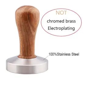 Omgogo 723980496716 Stainless Steel Coffee Tamper 49mm Barista Espresso Base Bean Press #2