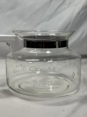 Oneall 039206001016 Vintage Universal Replacement Coffee Carafe 12 Cup Glass Retro Rare - New
