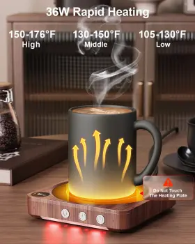Ds1293 Onestop-stores Mug Warmer - 36w Coffee For Desk With Temperature Display 2-12hrs Au #2