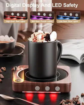 Ds1293 Onestop-stores Mug Warmer - 36w Coffee For Desk With Temperature Display 2-12hrs Au #3