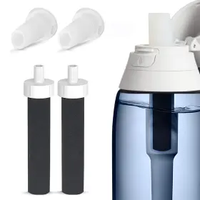 20872 Oxyooh 2pcs Brita Water Bottle Filter And Mouthpiece Replacement