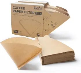 Jrv02cf23002 Paktalk V60 Size 02 Cone Coffee Filters 2-4 Cups 200 Count - Natural Brown