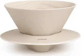A1130002a Palatti Dune Porcelain Pour Over Coffee Dripper Ceramic Maker Adapt To 185 Or 155 Flat