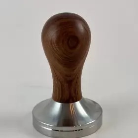 Mj8i24 Panica Coffee Tamper 58mm Stainless Steel Natural Wood Handle Barista Coffe Tool #2