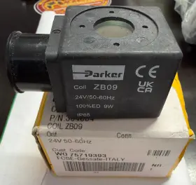 304004 Parker Zb09 Coil 9w 24v 50/60hz