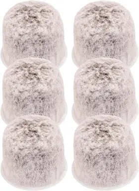 Cecominod028550 Parts Inc. Coffee Maker Charcoal Water Filter Compatible With Capresso 4440.90 6 Pack