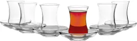 97177 Pasabahce Sml Premium Turkish Tea 6 Count Pack Of 1 Set