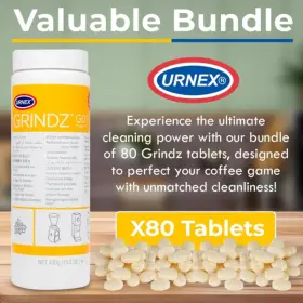Pelecom 445008253202 Grindz Coffee Grinder Cleaning Tablets - 860g Total 12-24 Uses #3