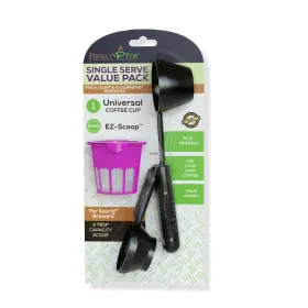 Perfect Pod 630816112309 Universal Single Cup Coffee Value Set With Ez Straw And Reusable K-cup