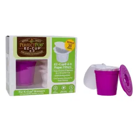 Perfect Pod 630816161291 Ez-cup 2.0 Starter Pack Reusable K Cup Coffee Capsule With
