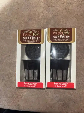 K11130 Perfect Pod K Cup Coffee Filter Cafe Supreme Reusable Single Serve 2 Pack
