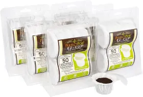 K85753-6 Perfect Pod Ez-cup 2.0 Disposable Paper Coffee Filters For Single-serve Reusable
