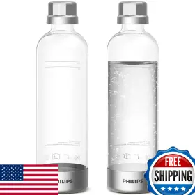 B09k7ywsdr Philips Carbonating Bottles Add916/37 1l Twin Pack Reusable Pet Sparkling Water