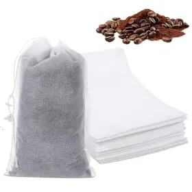 632796 Piriuuo 50 Pcs No Mess Cold Brew Bags 4x6 Inch Coffee Filter Disposab