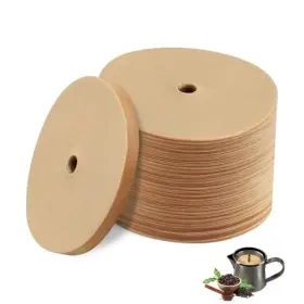 Piyxslsglz-01 Piszvbej 300 Count Percolator Coffee Filters 3.75 Inch Unbleached Disc