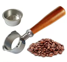 Cof54-w Plugsharge 54mm Bottomless Portafilter Stainless Steel Espresso Machine Filter Replacement