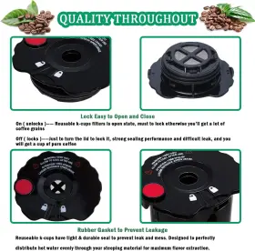 K400 Podoy 744759106933 My K Cup Reusable Coffee Pods Filter Fit For Keurig 2.0 K200 K250 K300 K350 #3