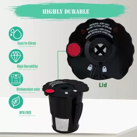 8541893424 Podoy My K Cup Reusable Coffee Pods Filter Fit For Keurig 2.0 K200 K250 K300 K350 K400 #2
