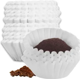 Pr1m3 199284476448 Large Coffee Filters 12 Cup Premium Disposable 9 3/4 Inch X 4 1/4