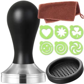 Practimondo 010256500187 Espresso Tamper Set - 51mm And Accessories Premium Barista