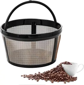 Cfwi885 Prasacco 4-cup Reusable Coffee Filter Basket Replacement Compatible With Mr. Maker