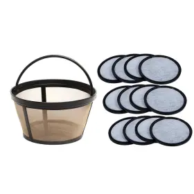4335458232 Premium Replacement Charcoal Water Filter Disks For Mr. Coffee Machines 12 Pa
