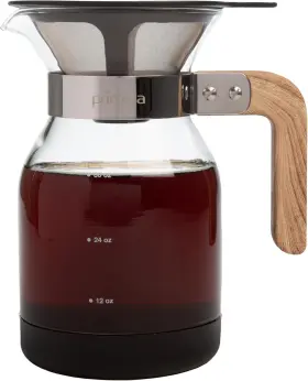 Primula 313047335340 Park 36 Oz Pour Over Coffee Maker With Stainless Steel Filter