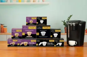 Pro Mael 385606011910 Disposable K Cup Coffee Filters With Lid Filter Paper For Keurig #2