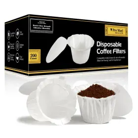Pro Mael 385606011910 Disposable K Cup Coffee Filters With Lid Filter Paper For Keurig