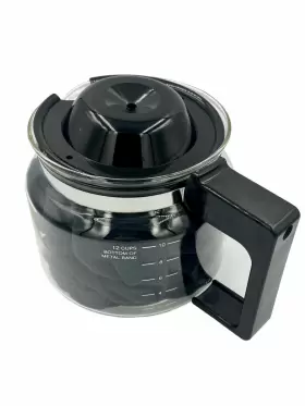 A932 Proctor Silex 12 Cup Coffee Carafe Pot Decanter Black Handle Lid 6 Inch #2