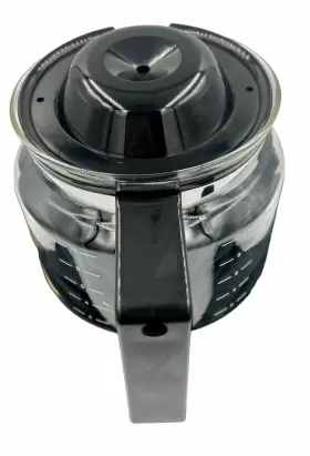 A932 Proctor Silex 12 Cup Coffee Carafe Pot Decanter Black Handle Lid 6 Inch