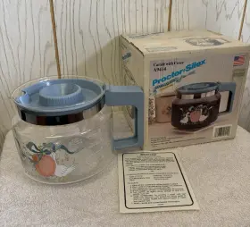 A9414 Proctor Silex Marmalade Collection Coffee Pot Carafe Made Usa Vintage Nib