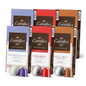 Professional Roasters 850041547091 Camilla S Heritage - Intensity 6 Count Pack Of 10 Spiced Flavors Variety