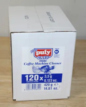 Puly Cafe Plus 000733008542 Powder Coffee Machine Cleaner 120 Single Dose X 3.5g Per