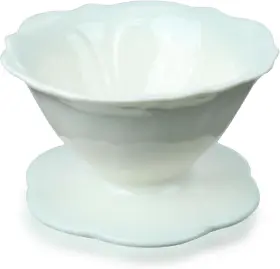 Punnio 445042284231 Ceramic Coffee Dripper Exquisite Porcelain Pour Over Res