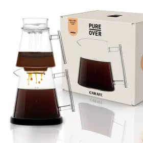 Pure Over 860005953059 Brew Kit Xl - Glass Pour Coffee Maker 6 Piece Set With C