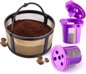 Purehq 744110781045 Reusable Mesh Coffee Filter Basket For Keurig K Duo Maker Gen 2 And Keu