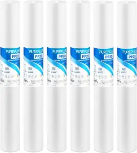 Pp20-20 Pureplus 20 Micron Inch X 2.5 Whole House Sediment Home Water Filter