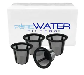 Purewater Filters 616469445186 Pack Of 4 Filter Basket Replacements Designed To Be Compati