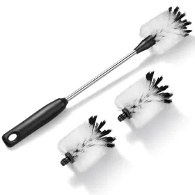 Purtribe 823895694556 Water Bottle Cleaning Scrubbing Brush With 2 Replaceable Brus