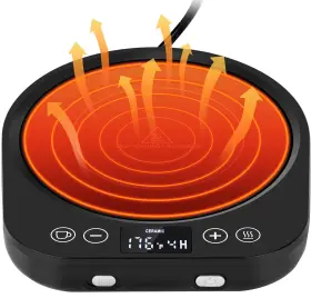 B0bprn6mn9 Pusee Mug Warmer Electric Auto On/off Gravity-induction Coffee Cup Heater
